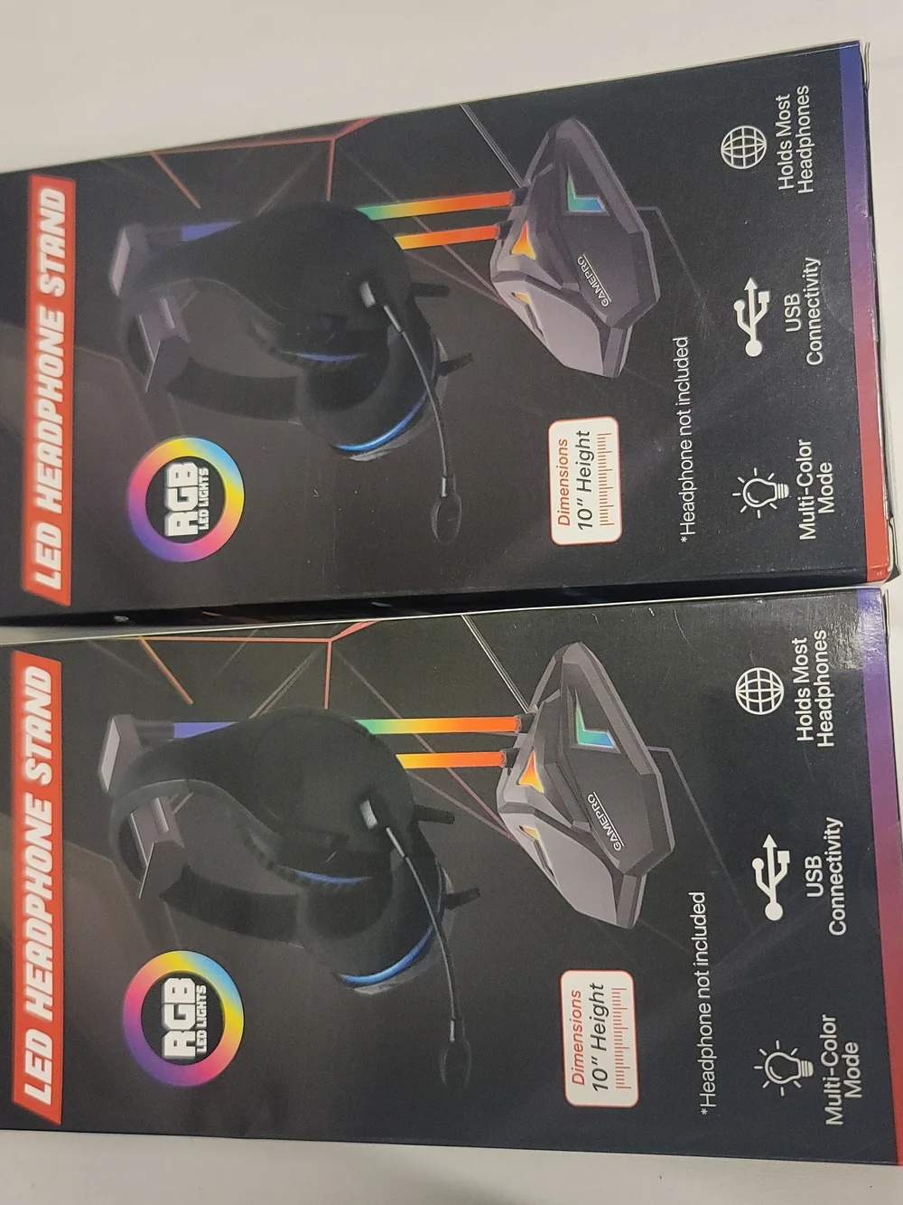 RGB Gaming Keyboard and Headset Combo - Black with Multicolor RGB